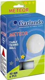 Meteor Garlando 05-432-008 Μπαλάκια Ping Pong 1 Star 6τμχ