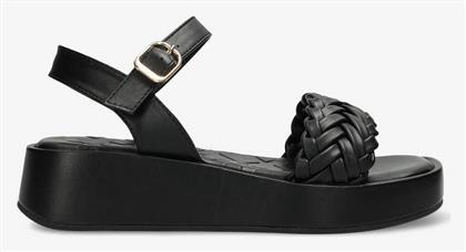 Lily Γυναικεία Σανδάλια με Λουράκι Flatforms σε Μαύρο Χρώμα Mexx