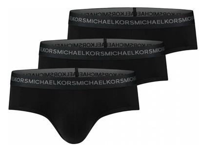 Ανδρικά Σλιπ Μαύρα Μονόχρωμα 3Pack Michael Kors