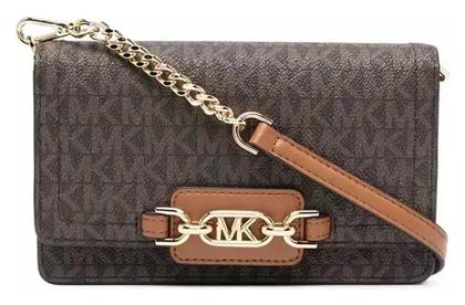 Γυναικεία Flap Bag Χιαστί Καφέ Michael Kors