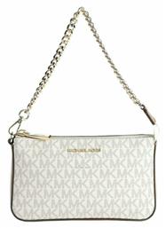 Jet Set Γυναικεία Τσάντα 'Ωμου σε Μπεζ χρώμα Michael Kors