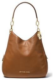 Lillie Δερμάτινη Γυναικεία Τσάντα Hobo 'Ωμου Ταμπά Michael Kors