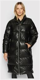 MF1203V3ZB Μακρύ Γυναικείο Puffer Μπουφάν για Χειμώνα Μαύρο Michael Kors