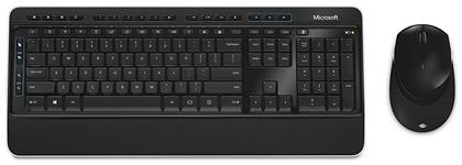 Wireless Desktop 3050 Ασύρματο Σετ Πληκτρολόγιο & Ποντίκι Ελληνικό Microsoft