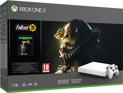 Microsoft Xbox One X 1TB Robot White Special Edition Fallout 76 από το Public