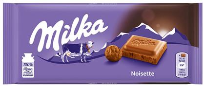 Noisette Σοκολάτα Γάλακτος φουντούκι 100gr Milka