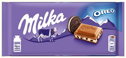 Σοκολάτα Γάλακτος Oreo 100gr Milka
