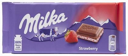 Σοκολάτα Γάλακτος Strawberry Yoghurt 100gr Milka