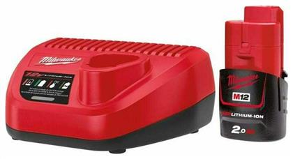 Σετ Μπαταρίας Λιθίου 12V με Φορτιστή 4933451900 Milwaukee