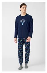 Χειμερινή Ανδρική Πιτζάμα Βαμβακερή Minerva