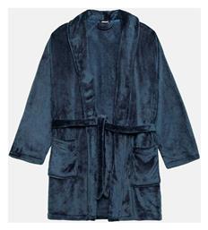 Χειμερινή Ανδρική Ρόμπα Fleece Μπλε Minerva