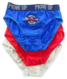 Move Up Παιδικό Σετ με Βρακάκια Πολύχρωμα 3τμχ Minerva