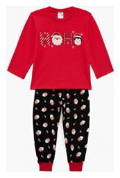 Παιδική Πιτζάμα Χειμωνιάτικη κόκκινο XMAS HOHOHO! Minerva