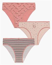 PRINCESS Παιδικό Σετ με Βρακάκια Πολύχρωμα 3τμχ Minerva