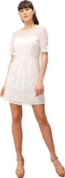 Mini φόρεμα με διάτρητο σχέδιο - Λευκό από το Issue Fashion