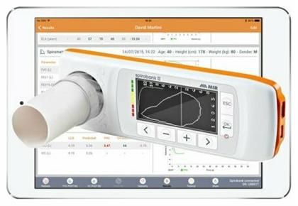 MIR Σπιρόμετρο με Τουρμπίνα Πολλαπλών Χρήσεων με Αισθητήρα Οξυμετρίας Spirobank II Smart