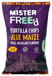 Mister Free'd Nachos με Γεύση Blue Maize Χωρίς Γλουτένη 135gr - Mister Freed