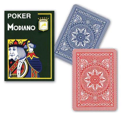 Cristallo Poker Τράπουλα Πλαστικοποιημένη για Poker Μπλε Modiano