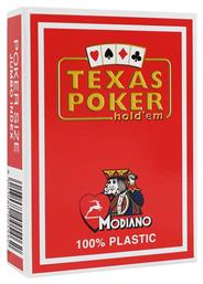 Texas Poker 2 Jumbo Τράπουλα Πλαστική για Poker Modiano