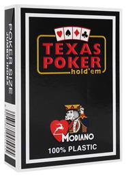 Texas Poker 2 Jumbo Τράπουλα Πλαστική για Poker Modiano