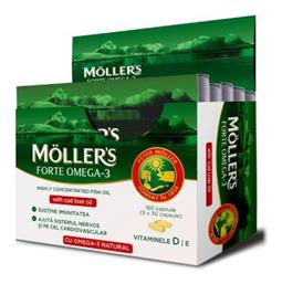 Moller's Forte Omega-3 Μουρουνέλαιο 150 κάψουλες - Mollers