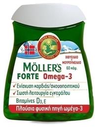 Moller's Forte Omega 3 Μουρουνέλαιο και Ιχθυέλαιο 60 κάψουλες - Mollers