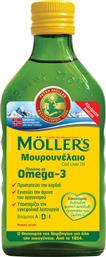 Moller's Cod Liver Oil Μουρουνέλαιο Κατάλληλο για Παιδιά 250ml Natural