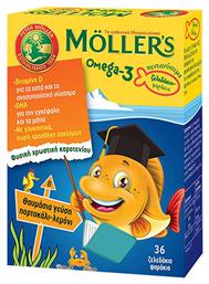 Moller's Omega 3 Ιχθυέλαιο 36 ζελεδάκια - Mollers