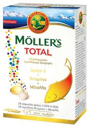 Moller's Total Ιχθυέλαιο 28 ταμπλέτες 28 κάψουλες - Mollers