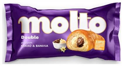 Κρουασάν Double με Γεύση Κακάο & Βανίλια 98gr Molto