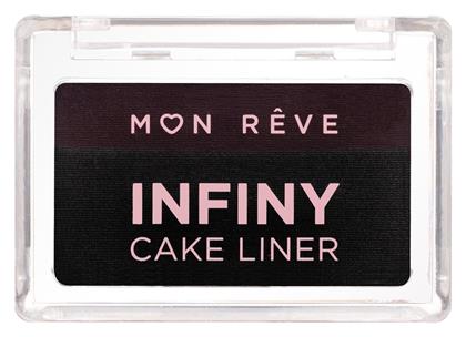 Infiny Cake Liner Water-activated Eyeliner Σε Μορφή Πούδρας Με Απίστευτη Χρωματική Απόδοση 3g - 01 Black & Brown Mon Reve