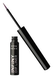Infiny Dip Waterproof Πινέλο Eye Liner 03 Funky Eggplant 2ml Mon Reve