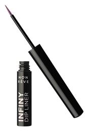 Mon Reve Infiny Dip Waterproof Πινέλο Eye Liner 03 Funky Eggplant 2ml