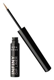 Mon Reve Infiny Dip Waterproof Πινέλο Eye Liner 05 Crushed Bronze 2ml από το Galerie De Beaute