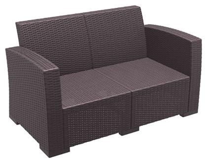 Monaco Διθέσιος Καναπές Εξωτερικού Χώρου Rattan 140x79x79cm - Siesta Exclusive