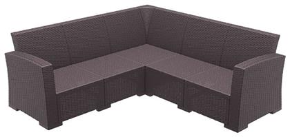 Monaco Γωνιακός Καναπές Εξωτερικού Χώρου Rattan 207x207x79cm - Siesta Exclusive