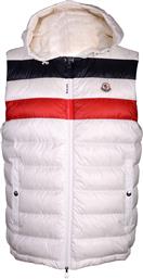 MONCLER Μπουφάν αμάνικο F10911A11400C0453 ΕΚΡΟΥ από το Maroudas