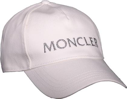 MONCLER Καπέλο jockey F10933B71410V0006 ΛΕΥΚΟ από το Maroudas