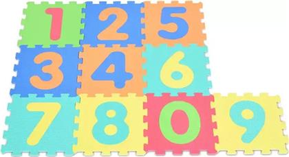 Moni Εκπαιδευτικό Παιδικό Παζλ Δαπέδου Numbers 101B3 με Αριθμούς 10τμχ