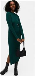 Monki Lemla rib long sleeve midi dress in green από το Asos