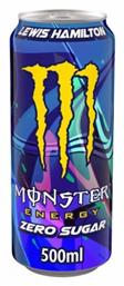 Hamilton Energy Drink με Ανθρακικό, Χωρίς Ζάχαρη 500ml Monster