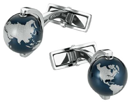 Heritage Spirit Μανικετόκουμπα από Ατσάλι σε Μπλε Χρώμα Mont Blanc