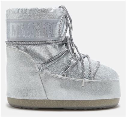 Icon Low Γυναικείες Μπότες Χιονιού με Γούνα Γκρι Moon Boot