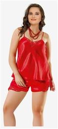 Σατέν Babydoll Κόκκινο Paola Moongirl