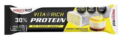 Vita Rich Μπάρα με 30% Πρωτεΐνη & Γεύση Lemon Cheesecake 60gr Mooveat