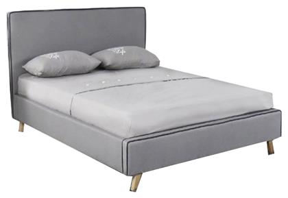 Morisson Διπλό για Στρώμα 140x190cm Γκρι - Woodwell