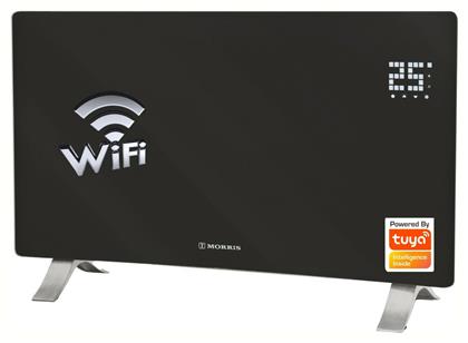 Θερμοπομπός Δαπέδου 2400W με Ηλεκτρονικό Θερμοστάτη και WiFi 86.5x47.5cm Μαύρος Morris