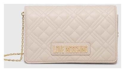 Γυναικεία Τσάντα Χιαστί Μπεζ Moschino