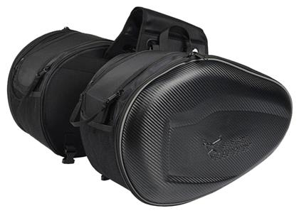 Saddle Bag Carbon Σετ Σαμάρια Μοτοσυκλέτας 58lt σε Μαύρο Χρώμα MotoCentric