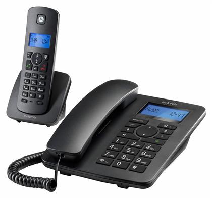 C4201 Duo με Ελληνικό Μενού Μαύρο Motorola